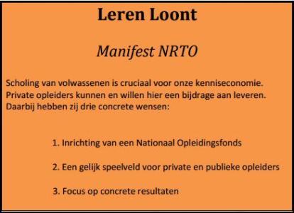 Manifest NRTO 2015